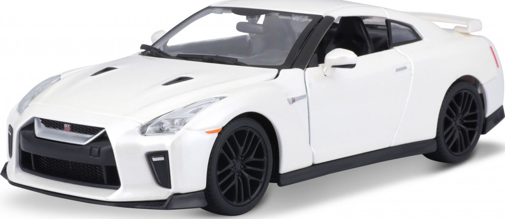 Bburago 2025online Bburago 1:24 Plus Nissan GT-R Metallic White
