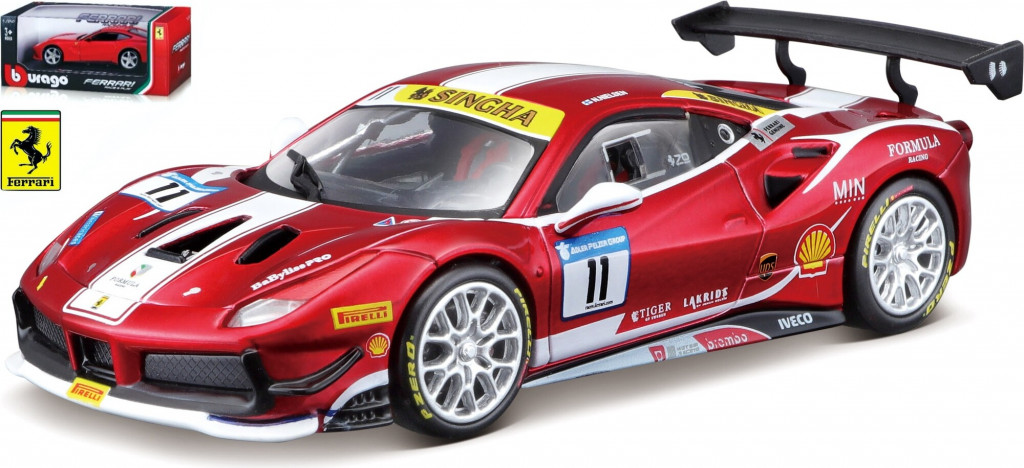 Bburago 2025online Bburago 1:24 Ferrari Racing 488 Challenge 2017