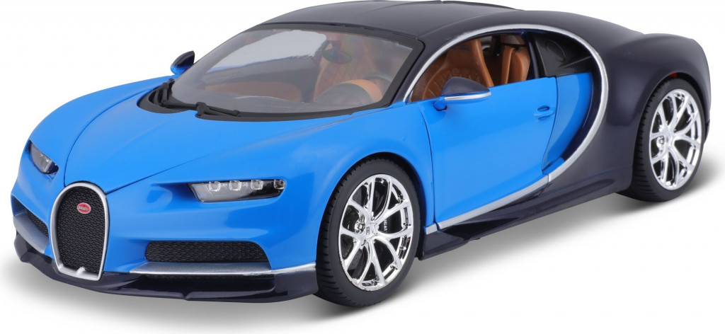 Bburago 2025online Bburago 1:18 Plus Bugatti Chiron blue/deep blue