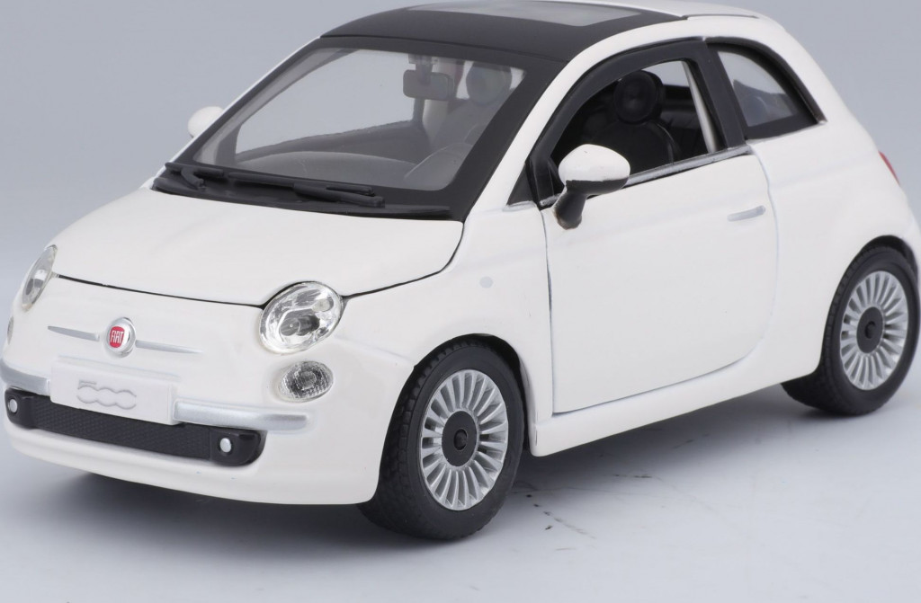 Bburago 2025online Bburago 1:24 Fiat 500 (2007) White