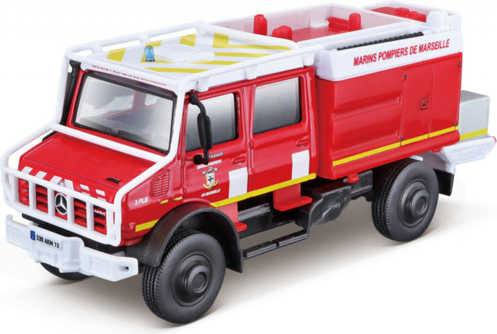 Bburago 2025online Bburago 1:50 Emergency Mercedes-Benz Unimog U5000
