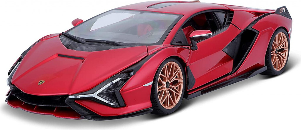 Bburago 2025online Bburago 1:18 TOP Lamborghini Sián FKP 37 Red