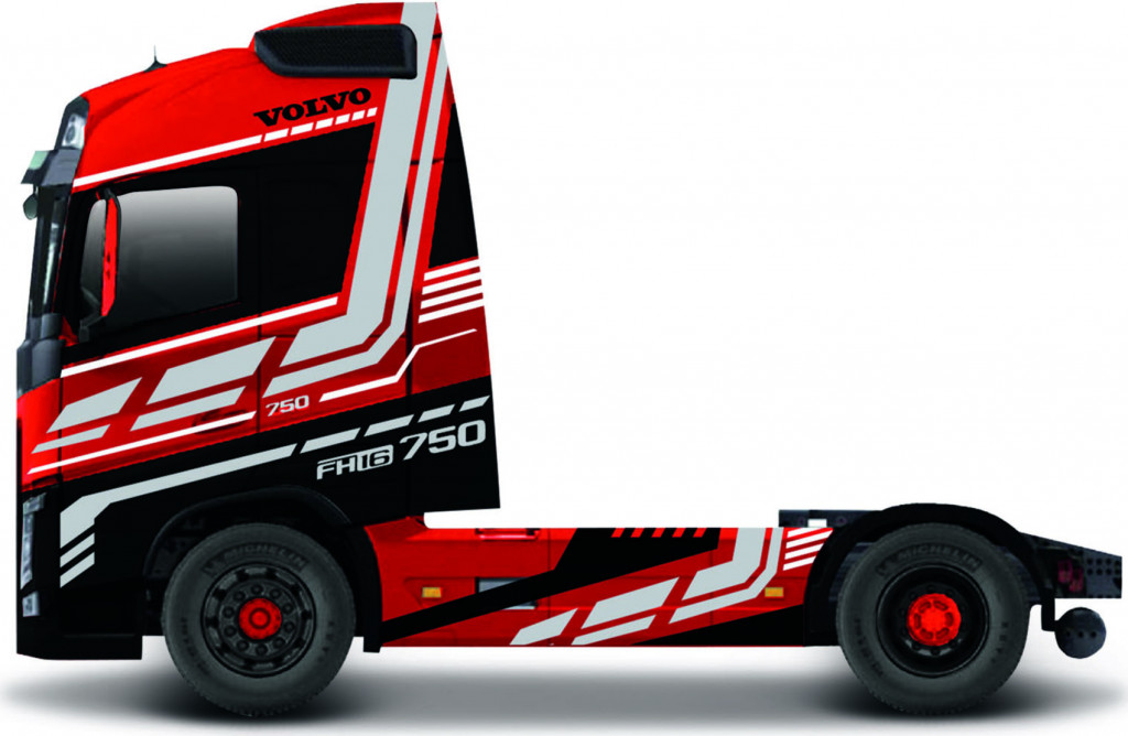 Bburago 2025online Bburago 1:43 Volvo FH16 Globetrotter 750 XXL - Red