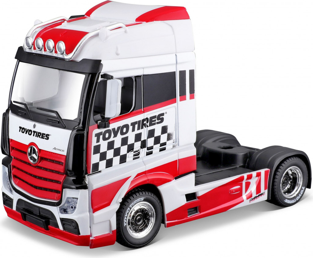 Bburago 2025online Bburago 1:43 MB Actros Gigaspace Red/White