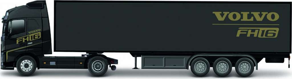 Bburago 2025online Bburago 1:43 Volvo FH16 Globetrotter 750 XXL / Trailer - Volvo FH16