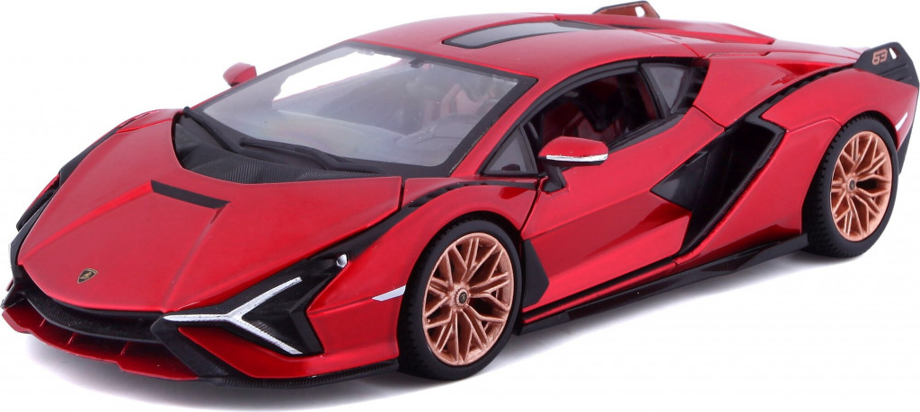Bburago 2025online Bburago 1:24 Plus Lamorghini Sian FKP37 - Red