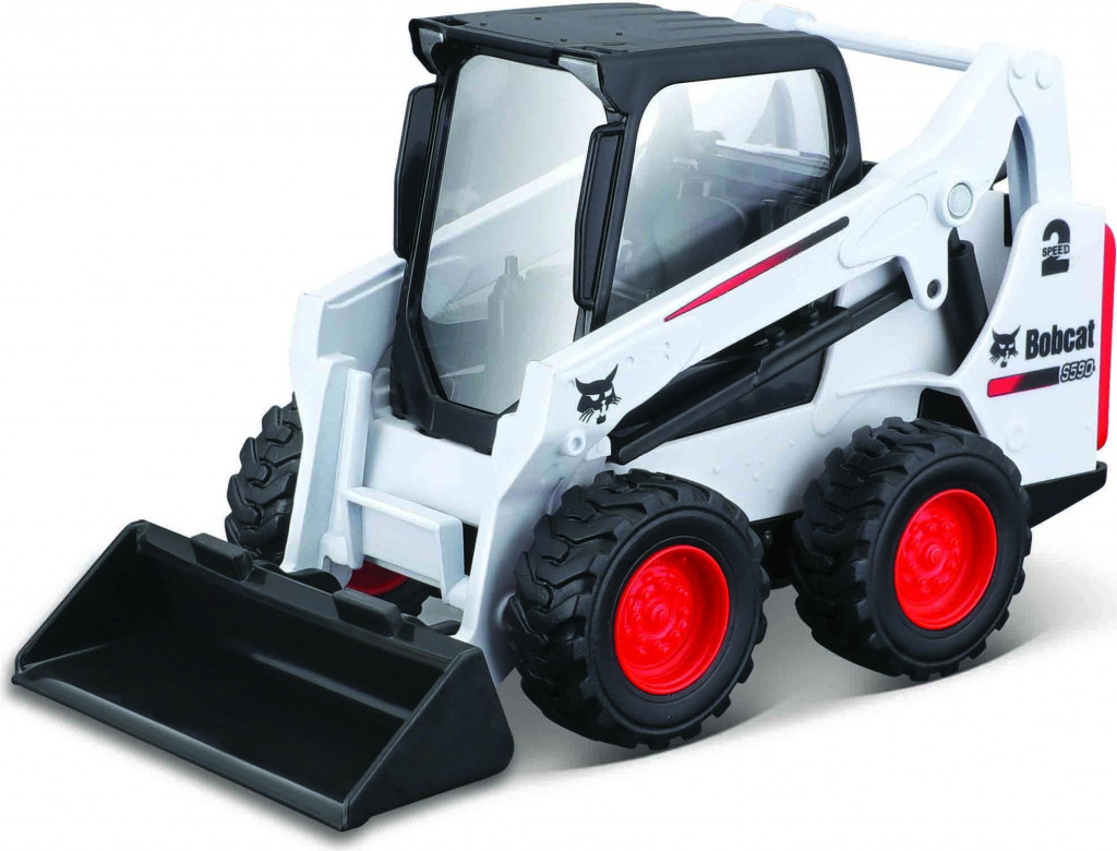 Bburago 2025online Bburago 10 cm Bobcat S590 Skid-Steer Loader w/bucket