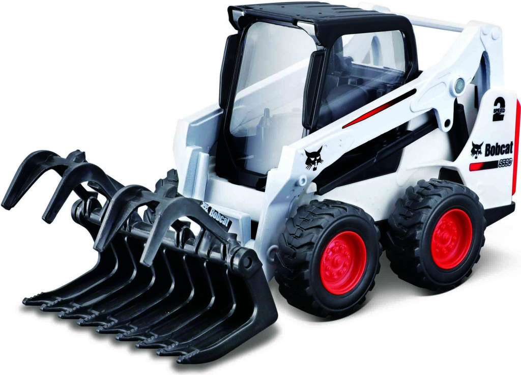Bburago 2025online Bburago 10 cm Bobcat S590 Skid-Steer Loader w/grapple