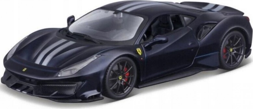 Bburago 2025online Bburago 1:24 Ferrari  TOP 488 Pista Blue/silver stripe