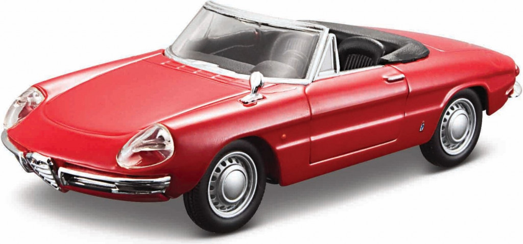 Bburago 2025online Bburago 1:32 Alfa Romeo Spider (1966) Red