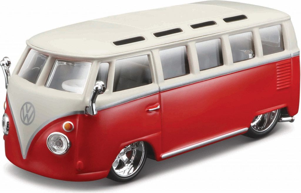 Bburago 2025online Bburago 1:32 Volkswagen Van Samba Red-White