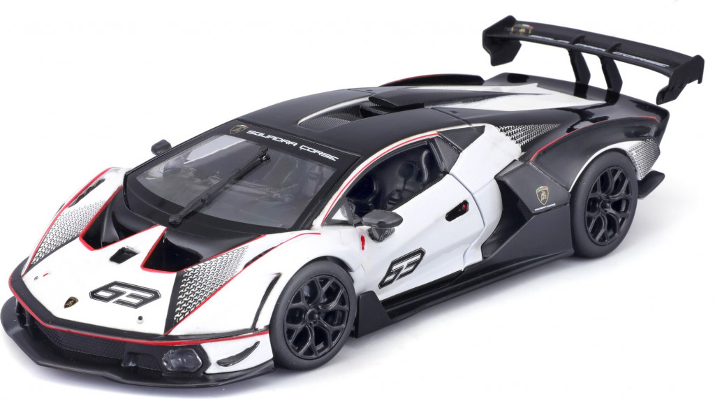 Bburago 2025online Bburago 1:32 Race Lamborghini Essenza SCV12 White