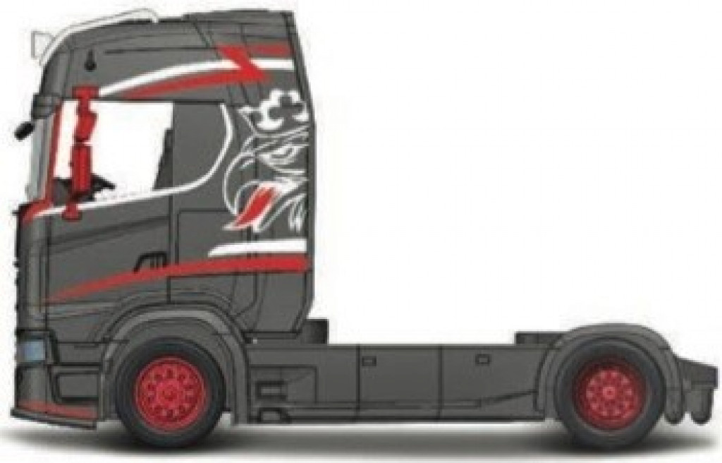 Bburago 2025online Bburago 1:43 Haulers Custom Cabs Scania 770S Grey