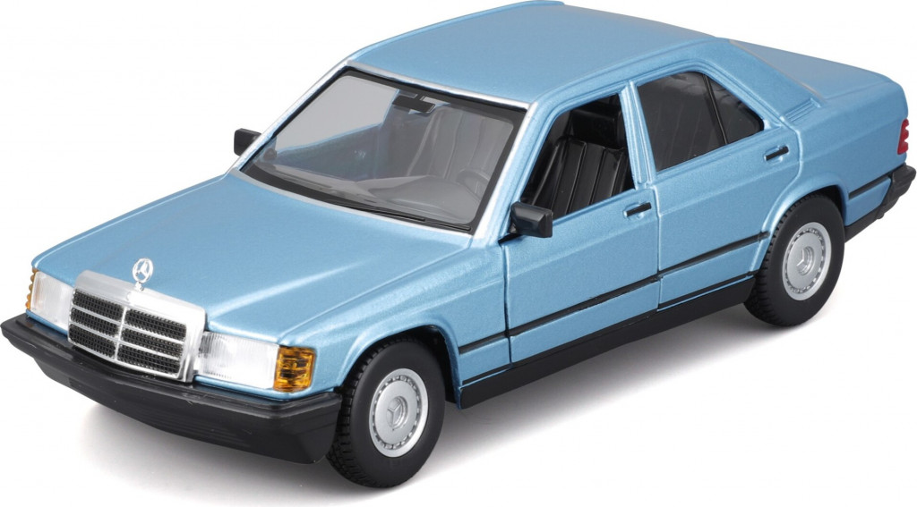 Bburago 2025online Bburago 1:24 Plus - 1987 Mercedes-Benz 190E - Diamond Blue