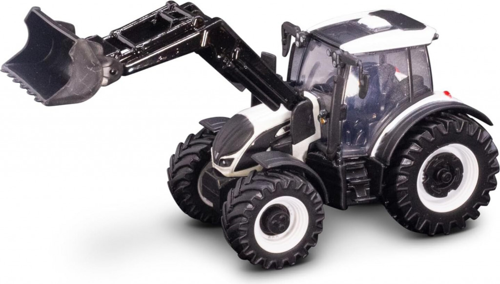 Bburago 2025online Bburago 10cm Farm Traktor 10cm Valtra N174 s prednou lyžicou