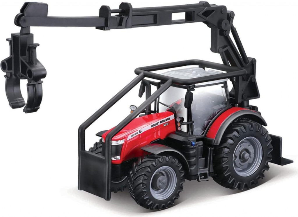 Bburago 2025online Bburago  Farm Traktor 10cm Massey Ferguson 8740S - lesný traktor