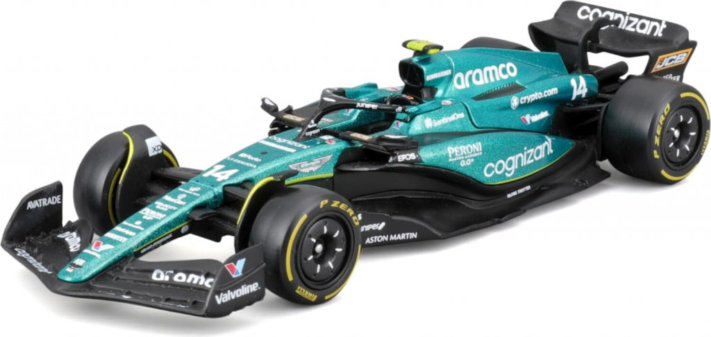 Bburago 2025online Bburago 1:43 RACE Formula F1 - Aston Martin  AMR23 (2023) #14 Fernando Alonso