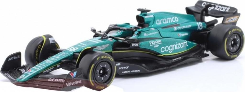 Bburago 2025online Bburago 1:43 RACE Formula F1 - Aston Martin  AMR23 (2023) #18 Lance Stroll