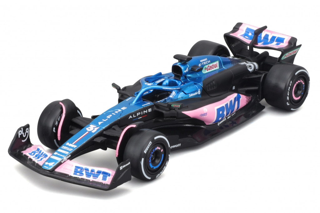 Bburago 2025new Bburago 1:43 RACE Formula F1 - BWT Alpine F1 Team A524 (2024) #31 (Esteban Ocon)