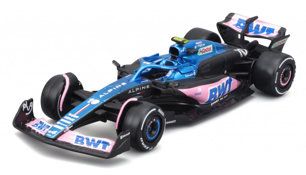 Bburago 2025new Bburago 1:43 RACE Formula F1 - BWT Alpine F1 Team A524 (2024) #10 (Pierre Gasly)