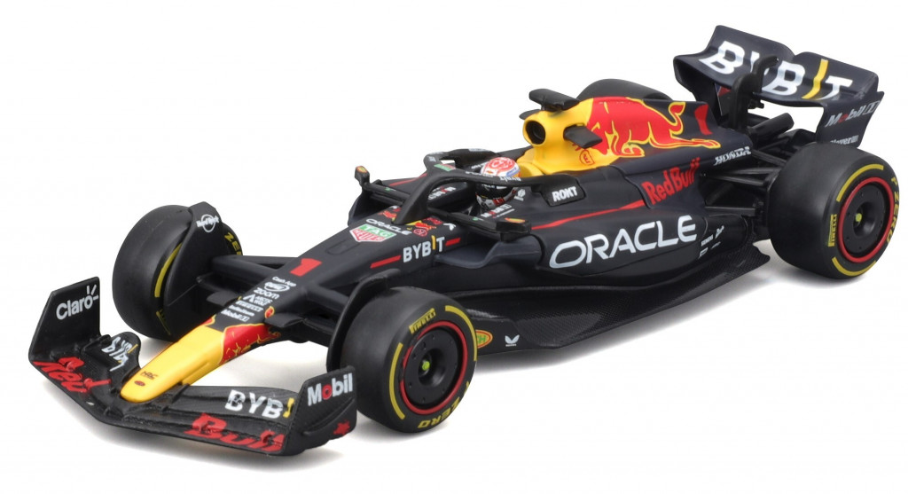 Bburago 2025new Bburago 1:43 RACE Formula F1 - Red Bull Racing RB20 (2024) #1 (Max Verstappen) - with driv