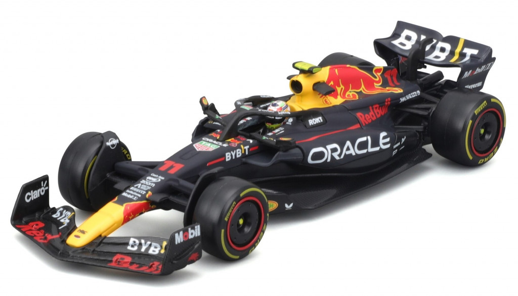 Bburago 2025new Bburago 1:43 RACE Formula F1 - Red Bull Racing RB20 (2024) #11 (Sergio Pérez) - with drive