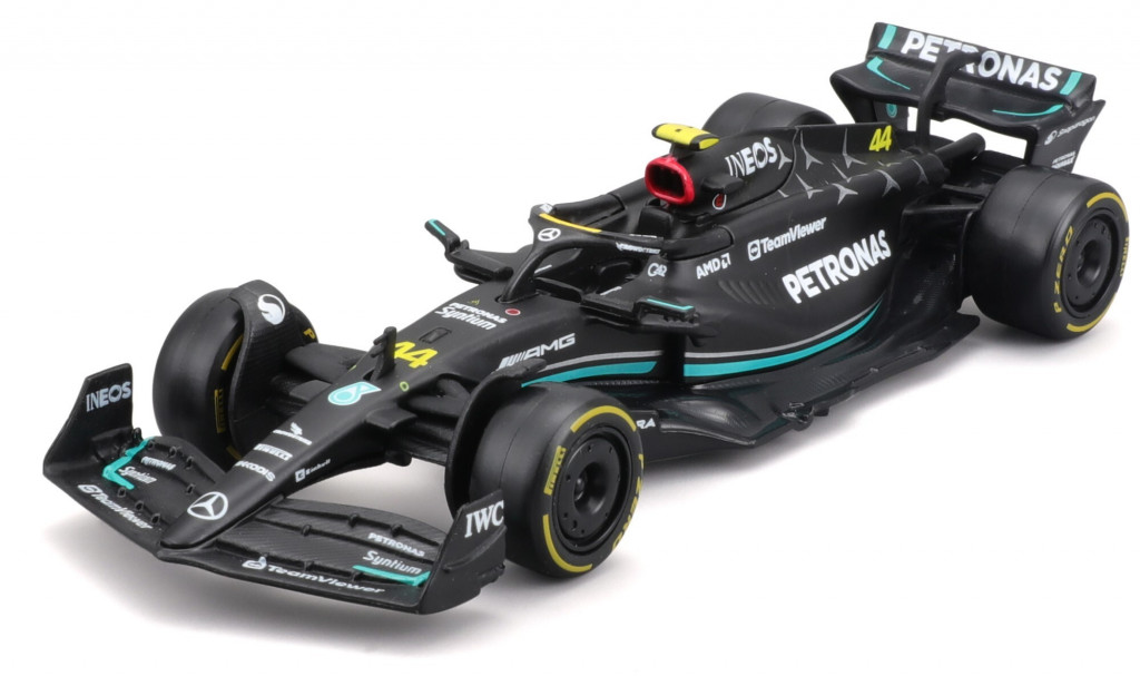 Bburago 2025new Bburago 1:43 RACE Formula F1 - Mercedes-AMG F1 W15 Performance (2024) #44 Lewis Hamilton