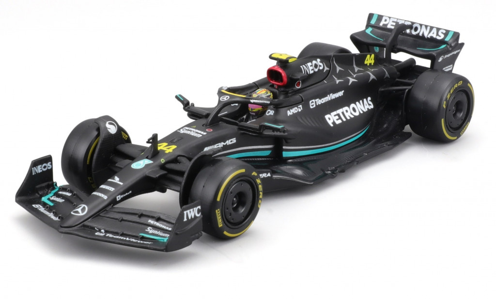 Bburago 2025new Bburago 1:43 RACE Formula F1 - Mercedes-AMG F1 W15 Performance (2024) #44 Lewis Hamilton w