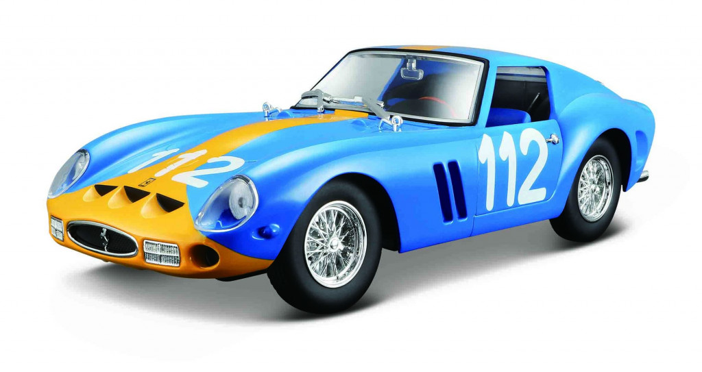 Bburago 2025new Bburago 1:24 Ferrari  Racing MODEL KIT - 250 GTO nr.112 blue