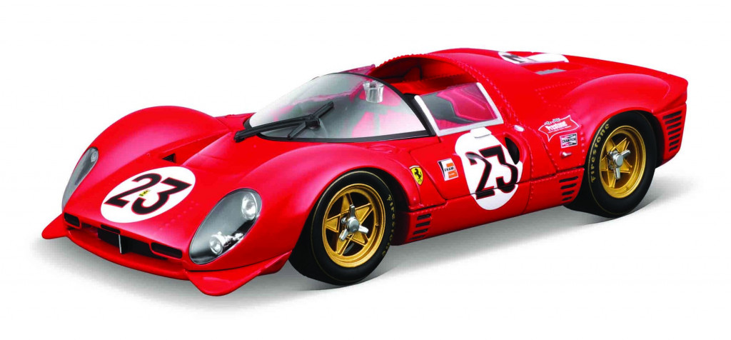 Bburago 2025new Bburago 1:24 Ferrari  Racing MODEL KIT - 330 P4 Daytona 1967 - nr.23