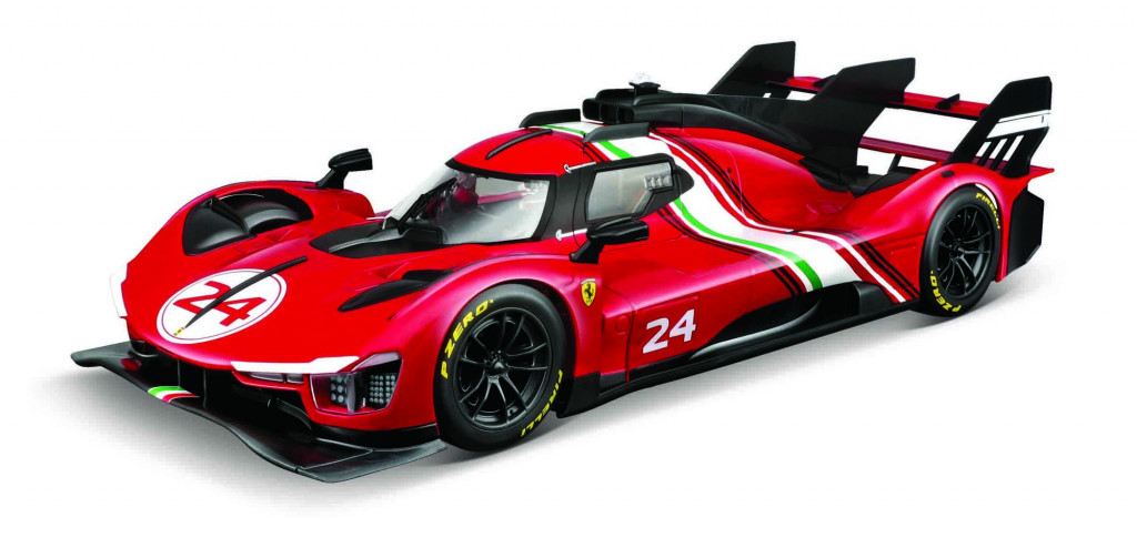 Bburago 2025new Bburago 1:18 Ferrari Racing 499P Modificata Red nr.24