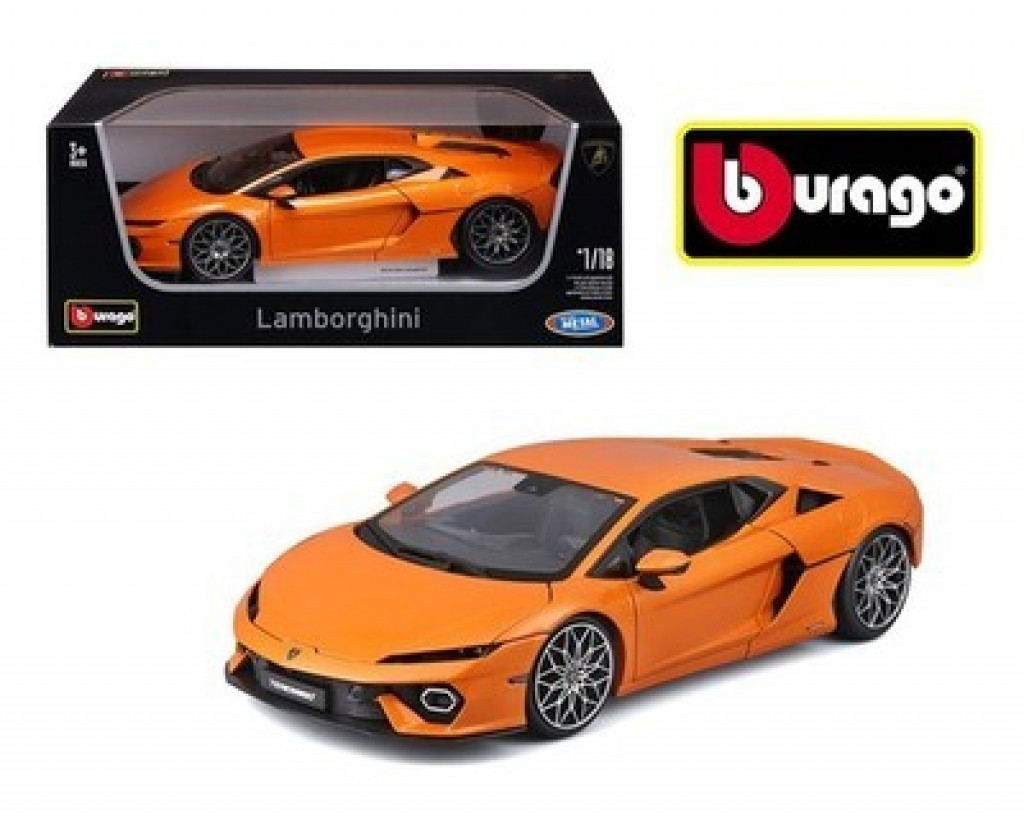 Bburago 2025new Bburago 1:18 TOP - Lamborghini Temerario - Orange
