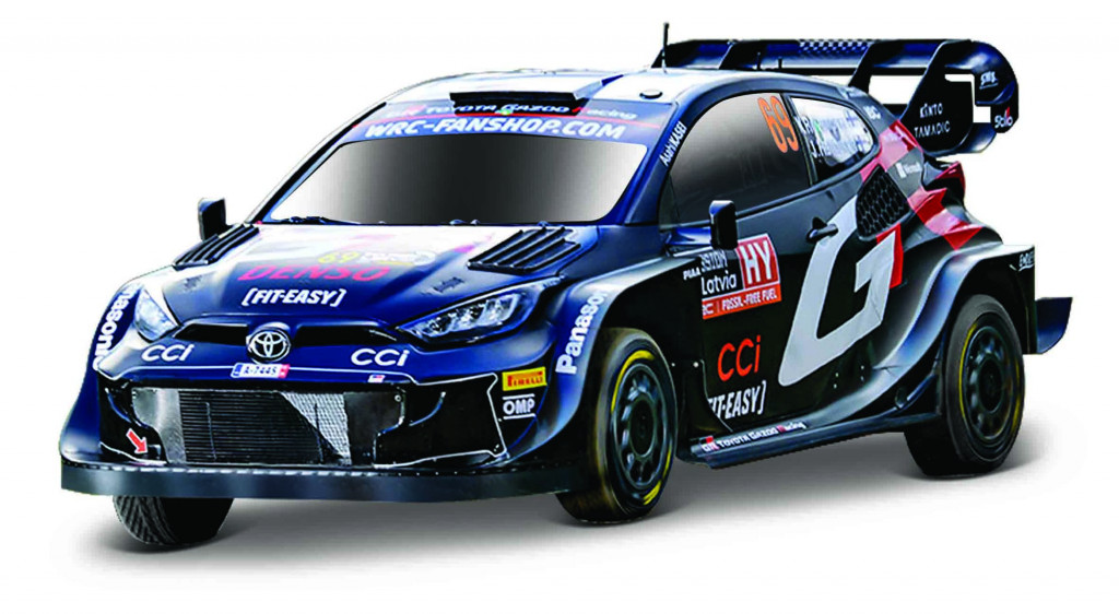 Bburago 2025new Bburago 1:43 Race Toyota GR Yaris Rally1 Hybrid Nr.69 (Rovanpera) - in decorative box