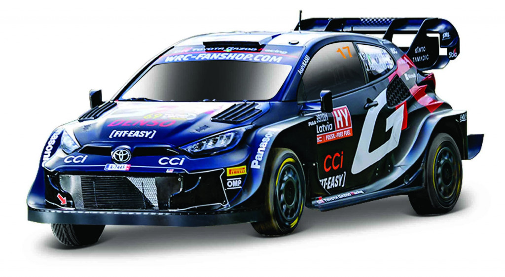 Bburago 2025new Bburago 1:43 Race Toyota GR Yaris Rally1 Hybrid Nr.17 (Ogier) - in decorative box