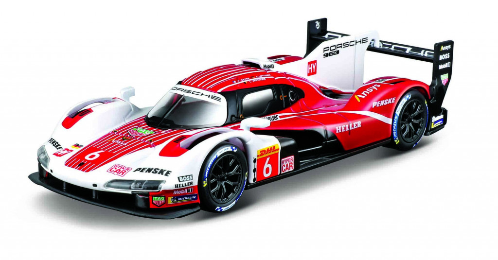 Bburago 2025new Bburago 1:43 Race Porsche 963 Nr.6 - in decorative box