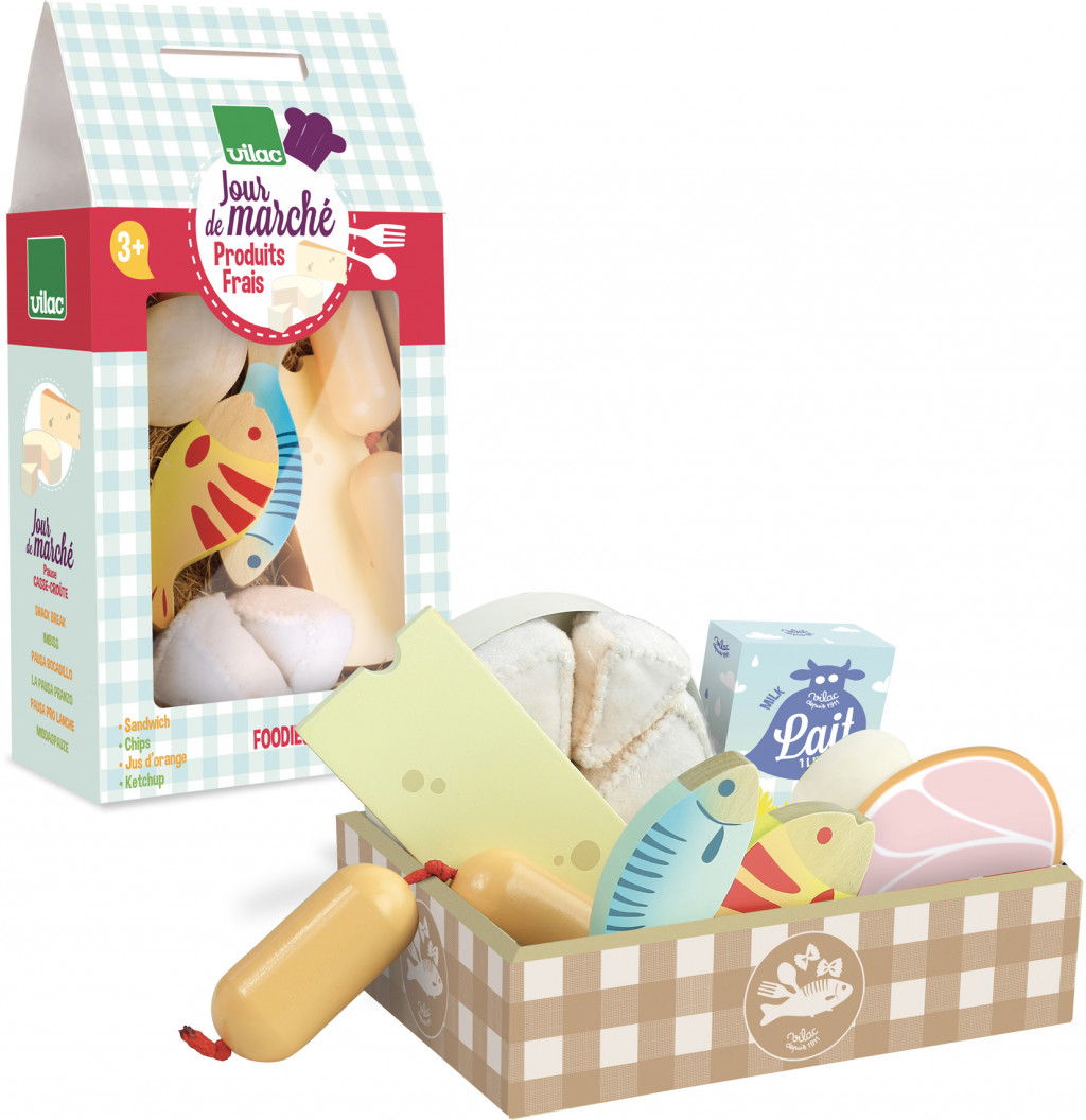 Vilac Drevená sada Čerstvé potraviny