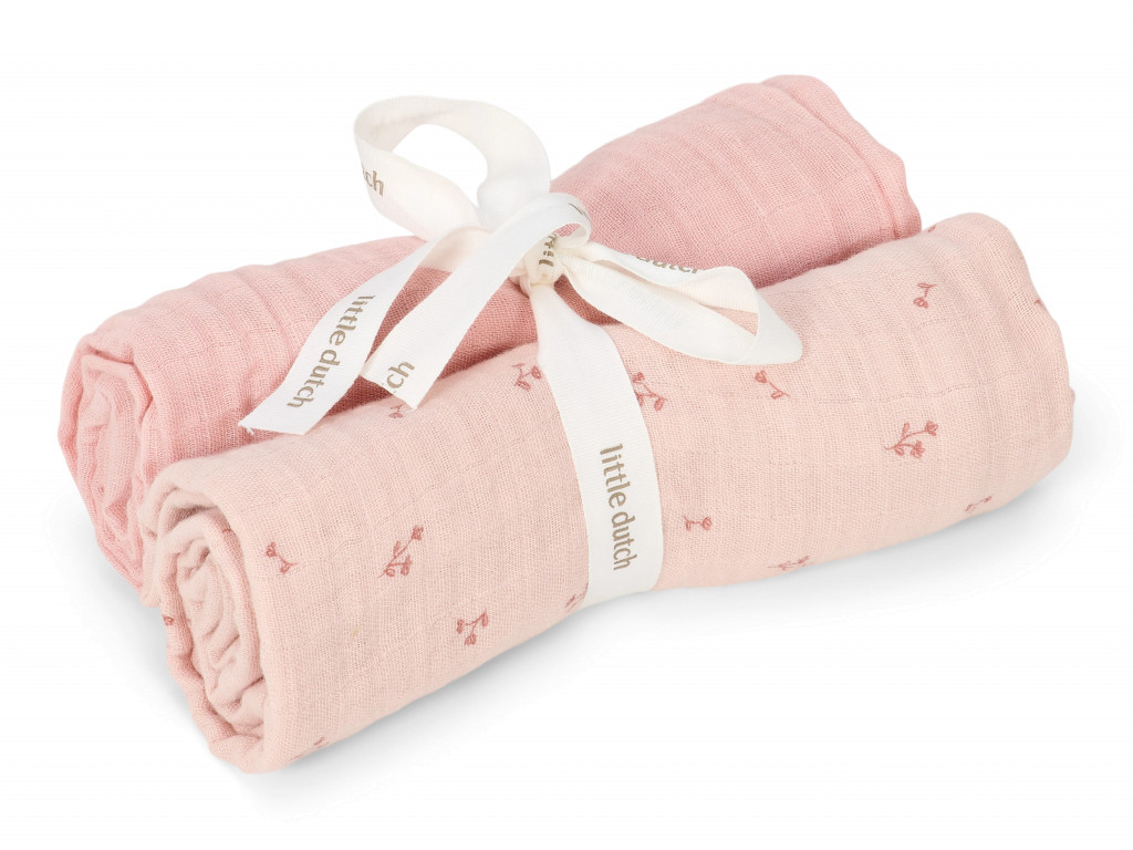 Little Dutch Plienky 70x70cm Pure Blossom