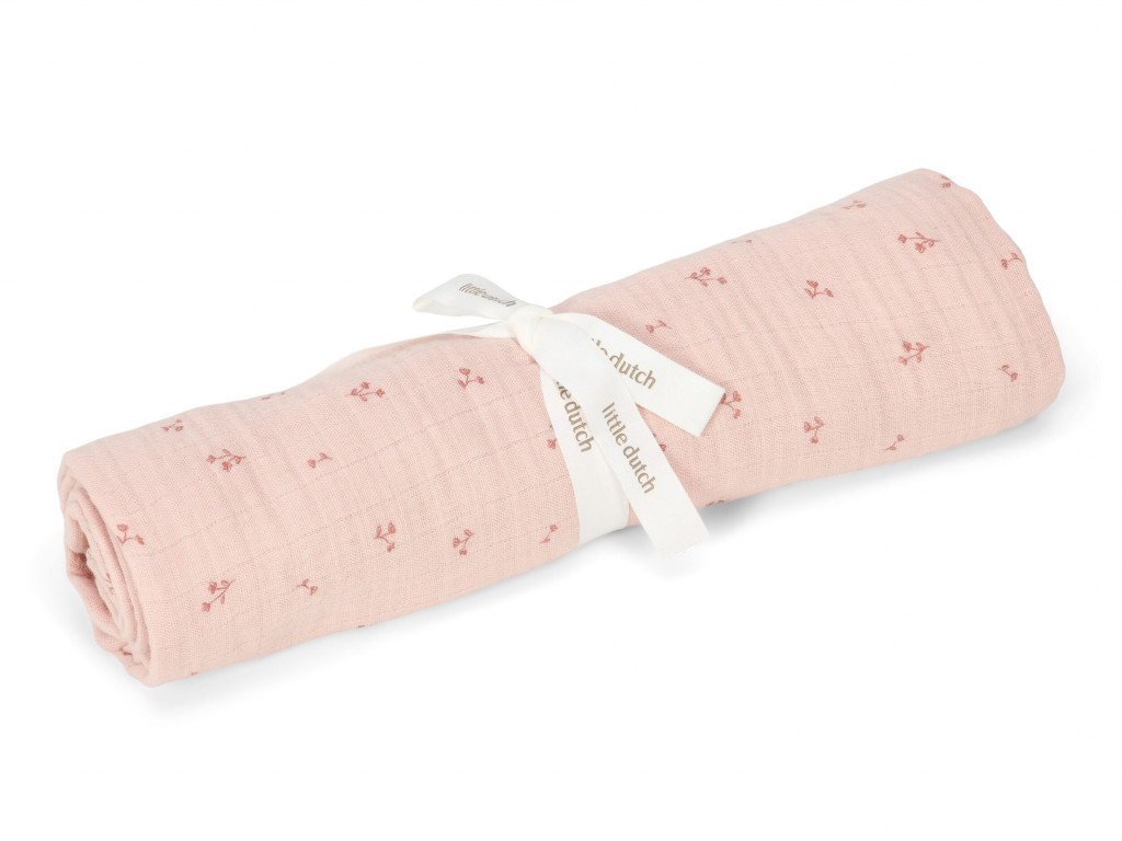 Little Dutch Plienka zavinovacia 120x120 cm Pure Blossom