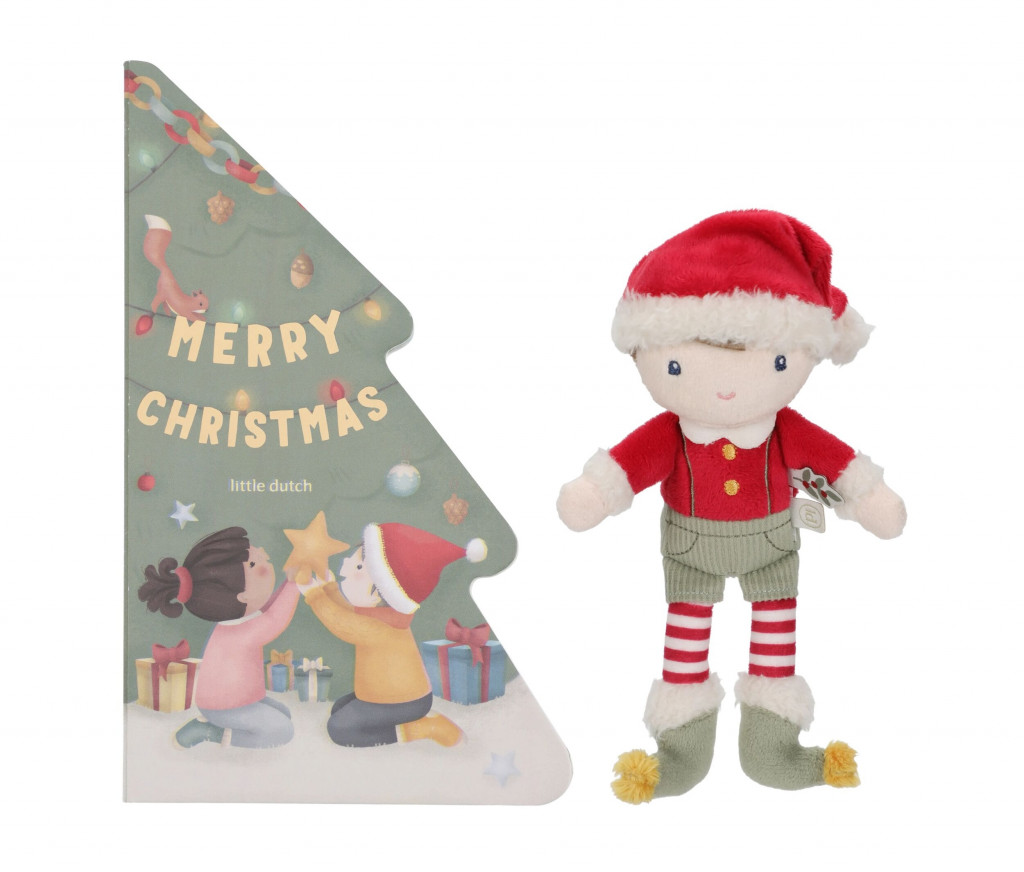 Little Dutch Darčeková sada s vianočnou knižkou