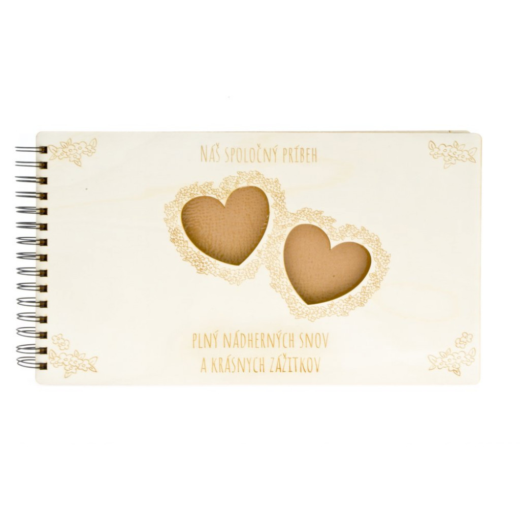 Albi Drevený svadobný fotoalbum