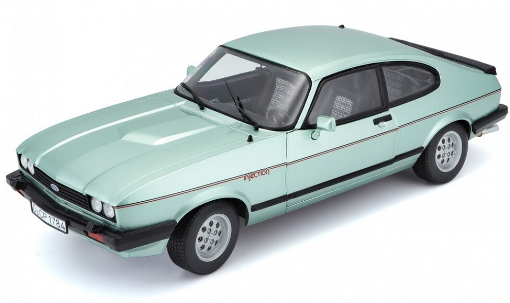 Bburago 2025online Bburago 1:24 Plus Ford Capri 1982 light green