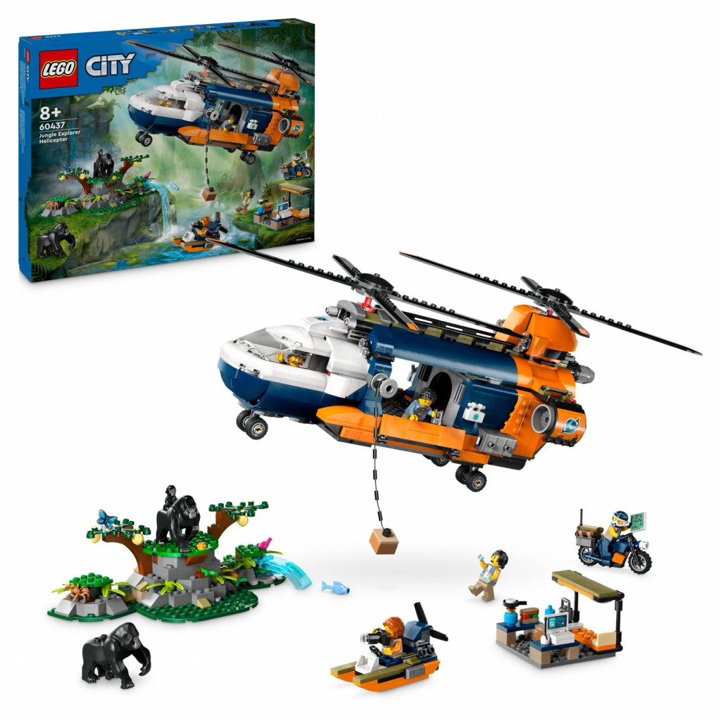 Lego® Helikoptéra na prieskum džungle v základnom tábore