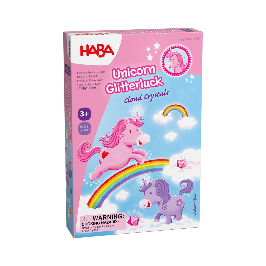 Haba Spoločenská hra Magický jednorožec Obláčikové kryštály od 3 rokov