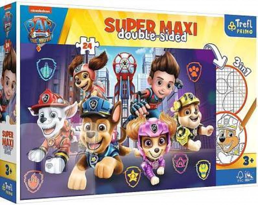 Trefl Trefl Puzzle 24 SUPER MAXI - Paw Patrol: The Movie