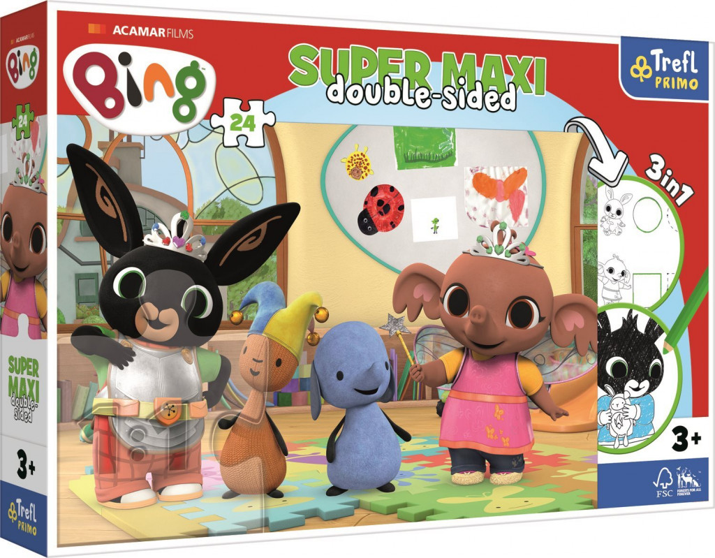 Trefl Trefl Puzzle 24 SUPER MAXI - Bing