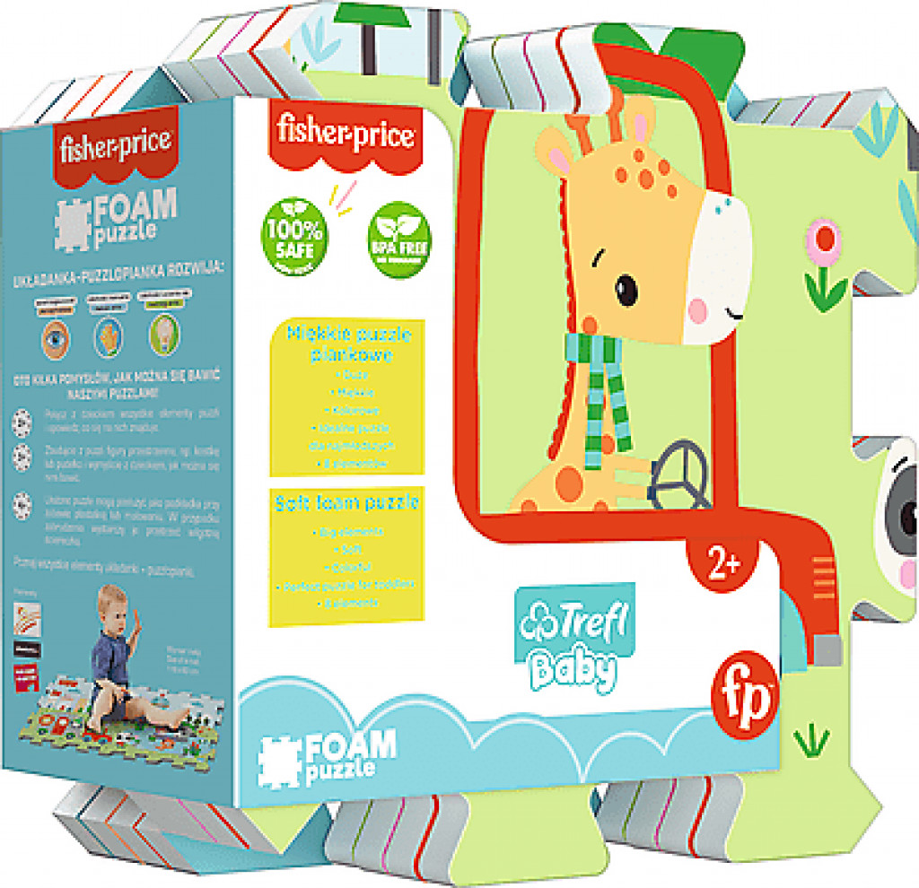 Trefl Trefl Penové puzzle Fisher Price Smile
