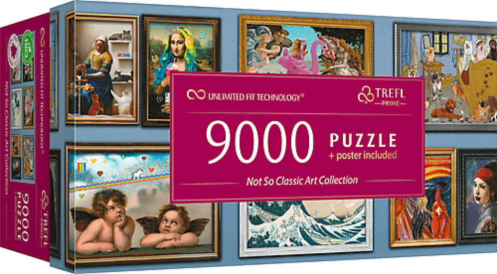 Trefl Trefl Puzzle 9000 UFT - Bláznivé umenie