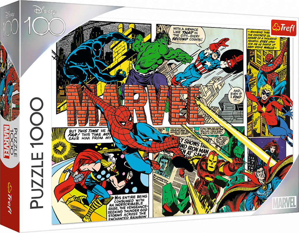 Trefl Trefl Puzzle 1000 - Neporaziteľní Avengeri / Disney 100