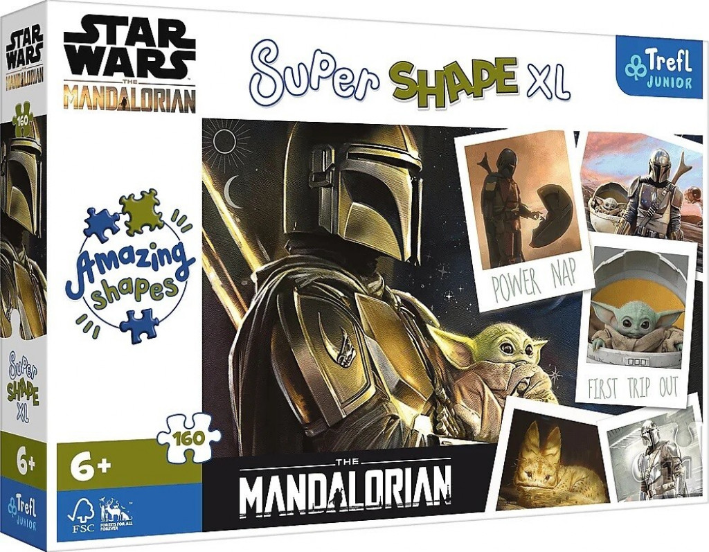 Trefl Trefl Puzzle 160 XL Super Shape  Mandalorian