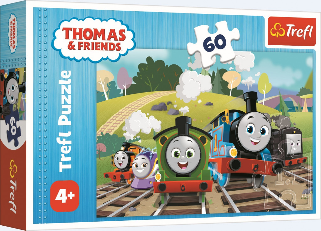 Trefl Trefl puzzle 60 dielikov - Tom na výlete / Thomas and Friends